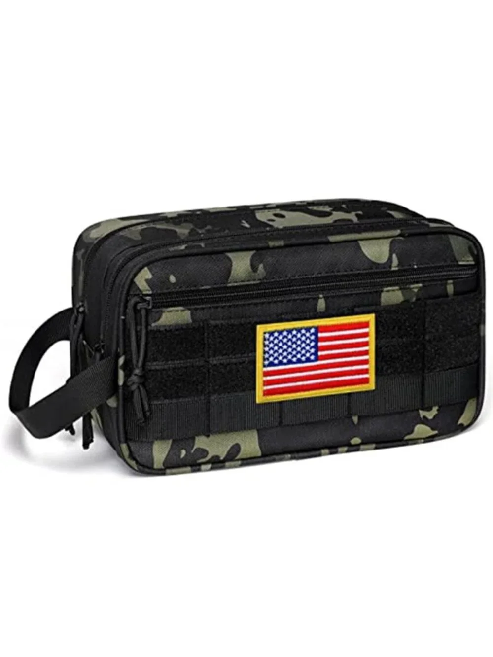 Mens Toiletry Bag Tactical Travel Dopp Kit Shaving Bag Water Resistant Organizer